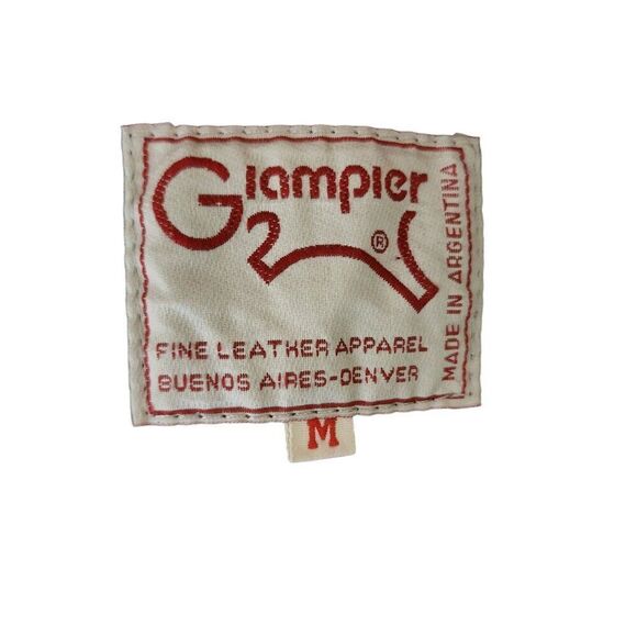 Vintage 80s Oversized Leather Jacket Womens Size M Black Double Breasted Shoulde - Picture 7 of 8